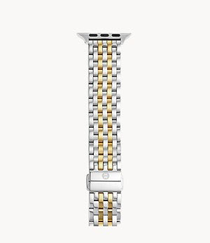 7-Link Stainless Steel Bracelet for Apple Watch, Gold/Silver