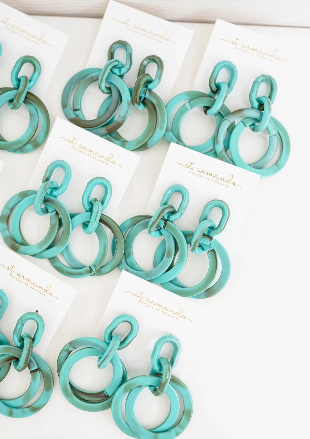 Turquoise Layered Hoop Earrings