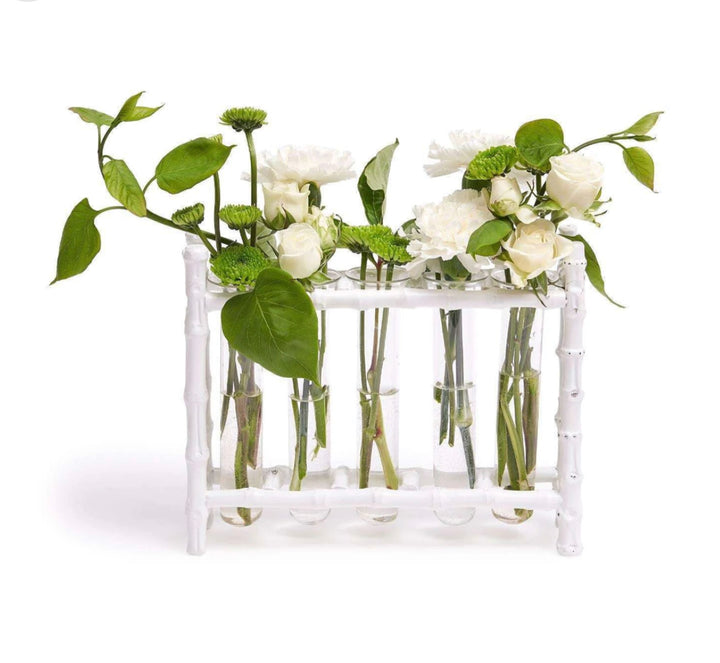 Natural White Bamboo Flower Vase