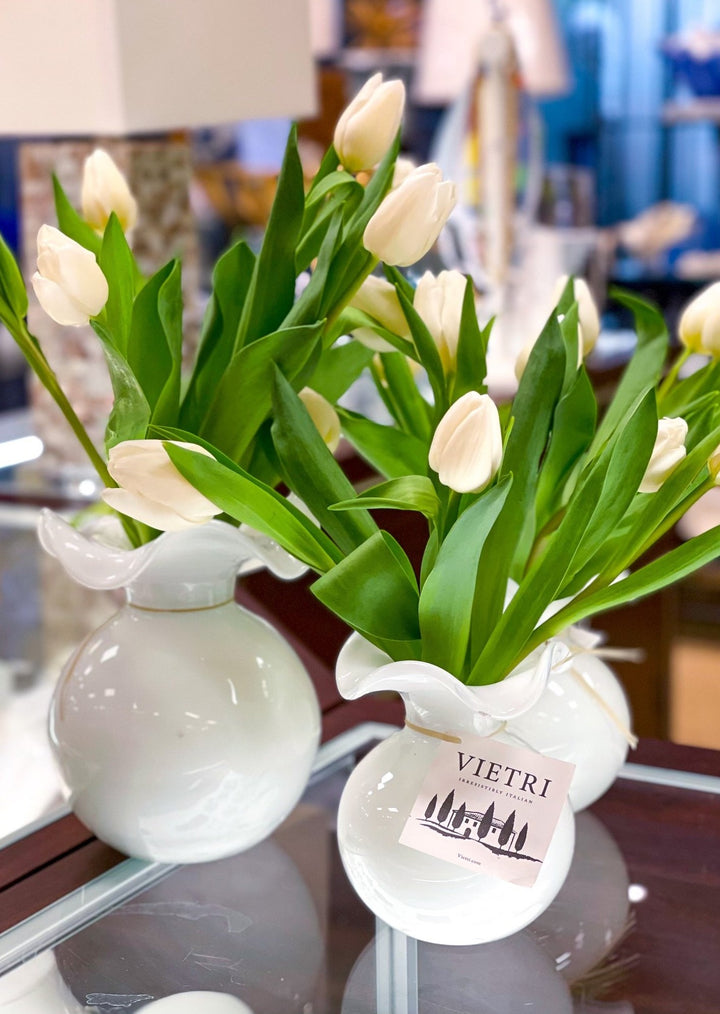 White Hibiscus Vases