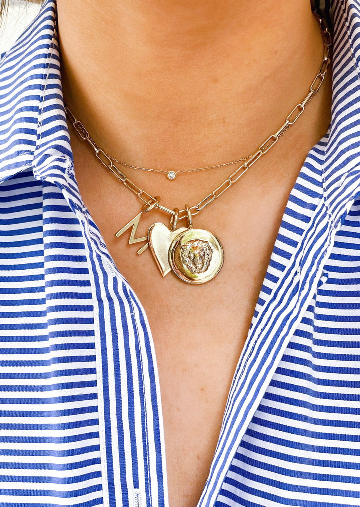 Assorted Gold Initial Charms