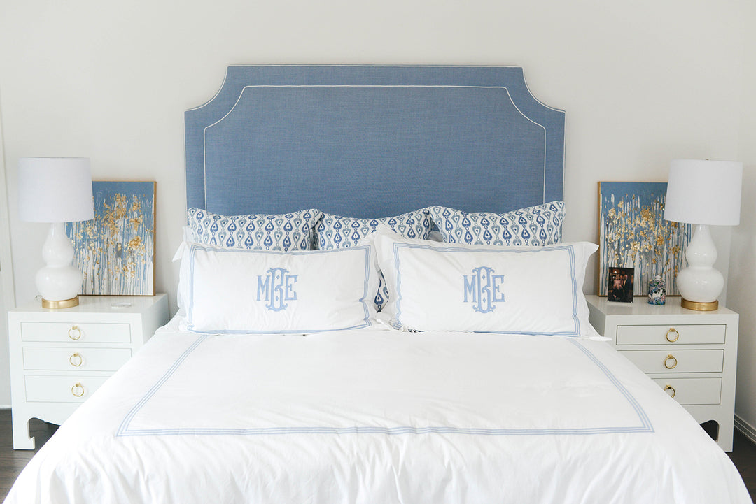 Matouk Bel Tempo Monogrammed Pillows - Charlotte's Inc
