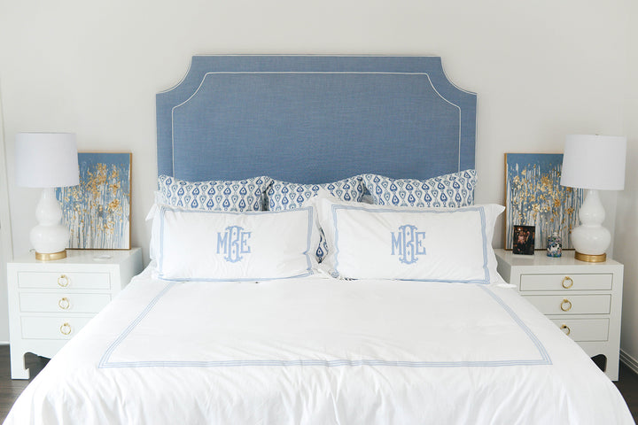 Matouk Bel Tempo Monogrammed Pillows - Charlotte's Inc